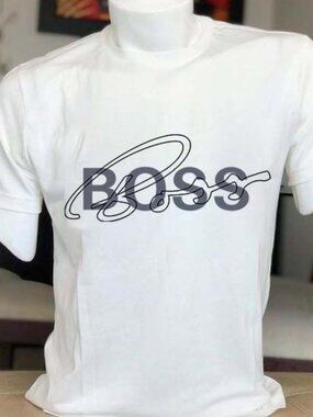 Modern Typography Graphic Tee - Minimalist Script White T-shirt